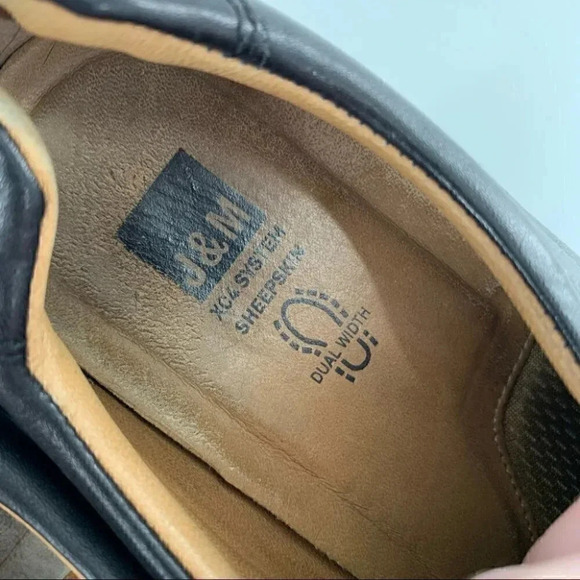 J&M Johnston & Murphy mens loafers size 9 dual width Xc4 system black leather main image 4